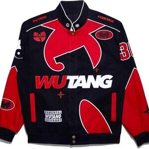 Wu-Tang Clan Official Jacket WuWear Hip Hop - Red/BLK - Size (Large)
